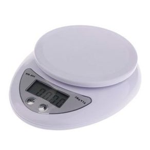 New 5kg 5000g / 1g Digital LCD Electronic Kitchen Weighing Balance Scale #158