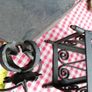 Vintage '60 wrought iron ceiling lamp removableTop Image 4