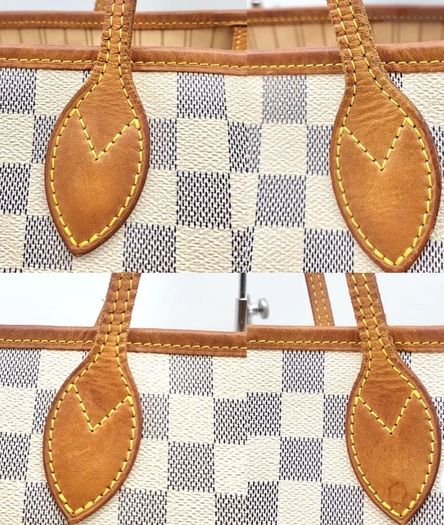 Louis Vuitton Neverfull Azure MM Authentic
