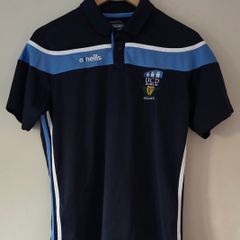 UCD Football Polo Shirt Mens Medium