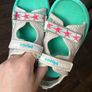Girls Clarks Doodles Sandals: Size 8 F Image 4
