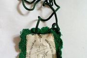 Vintage immaculate  Heart of jesus scapular