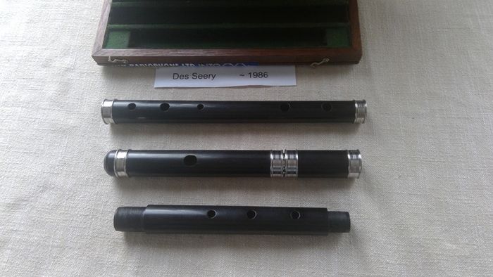 Irish Blackwood Flute by Des Seery