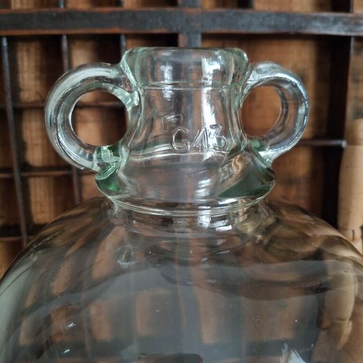 Pair of Imperial Gallon Demijohns