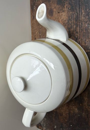 Carrigaline Pottery striped Teapot Coleen Range
