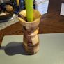 Candle holder turned wood Image 6