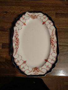 2 Myott Staffordshire platters Rosemary