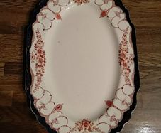 2 Myott Staffordshire platters Rosemary