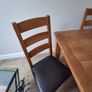 solid wood extendable dining table Image 5