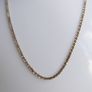 Vintage Italy  925 Sterling Silver 1.9mm Tinsel Chain Necklace Length 20" - 2,9g Image 2