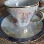 Japanese Lusterware Cups & Saucers Image 3