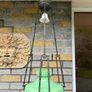 Antique Hanging Oil Lamp Image 5