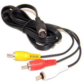 New 1.8m Cable RCA Cinch AV Audio Video for SEGA Genesis Mega Drive 2 3 #491