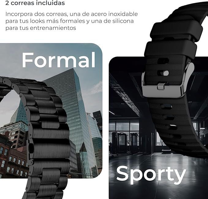 AMOLED Olympic Smart Watch Calling Version with 2 strap