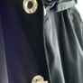 LONDON FOG black trench with silver hardware Sz XL (Fit 14-16UK) - Rrp 195 ( New) Image 10
