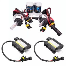 Car HID Xenon Headlight Conversion KIT Bulbs Fog Light H1 H3 H7 H8 H9 H11 9006 9005 6000K 6k Diamond White Hid