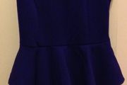 Purple peplum Topshop dress