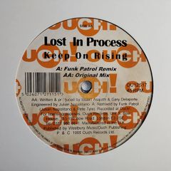 Lost In Process - Keep On Rising - Ouch! Records - LABELS Looks RALLIED Actually PLAYS Near MINT! Mid 90s Ouch! ACID House BANGER!
