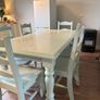 Solid Pine Country-Style Kitchen Table & 6 Chairs Image 4