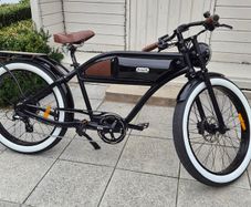Massive retro style ebike