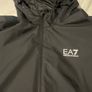 Emporio armani EA7 bomber winter jacket hoodie size XXL BLACK Image 2