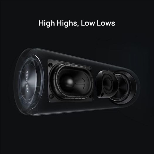 HUAWEI Sound Joy Portable Bluetooth Speaker, 79 dBA @2 m Devialet Quad Speakers, 26 Hour Playback, Shake Stereo Link Up, Obsidian Black