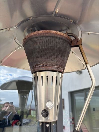 Sahara patio heater with brand new cover