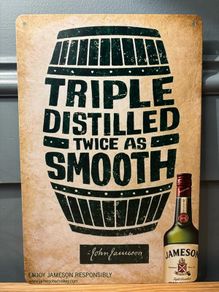 Jameson Tin Metal Sign