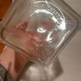Art deco glass whiskey decanter with lid,,buyer collects or pays postage thank you, good patina condition,,sold as is, see pictures for condition,, Image 2