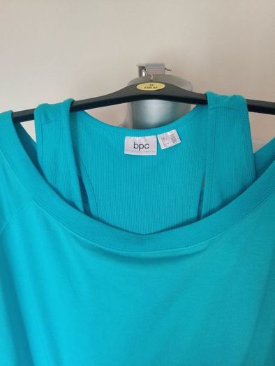 BPC blue long line sweatshirt 2 in 1 size UK24/26 EU52/54 Perfect condition Postage included