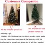 6ft Christmas Tree 700 Tips Artificial Tree with Metal Stand (FREE POSTAGE) Image 7