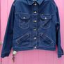 Wrangler navy jacket, short navy jacket Image 7