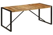 Dining Table Solid Rough Mango Wood 180 cm