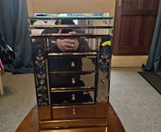 mirrored jewellry armoir