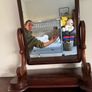 Antique mahogany dressing swing mirror Image 2