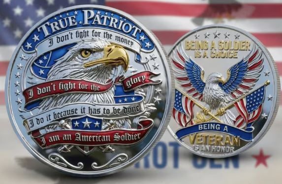 Commemorative Coin 250Th Anniversary USA Independence Day, New.