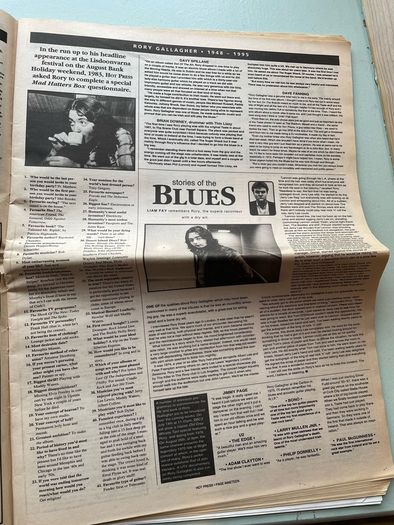 Rory Gallagher Commemorative Edition - Hot Press