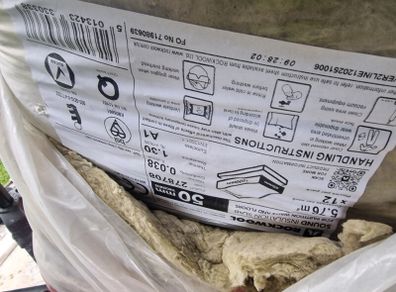 Rockwool Flexi Slab 1200Mm X 400Mm X 50Mm