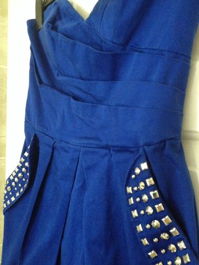 LIPSY LONDEN Beautiful Cobalt Blue Cotton Dress (size 12)