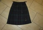 Green and navy tartan skirt....