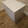 White Chest of 3 Drawers Image 3