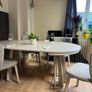 Brand New Extandable Table 180 cm and 4 Chairs Image 2