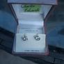 Lovely Vintage Charles Edwards Sterling Silver Earrings Image 5