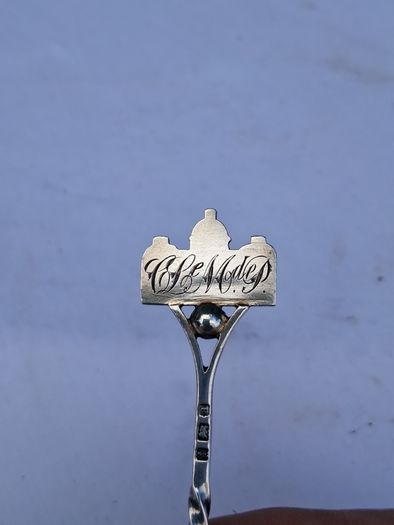 H.J Cooper US Capital Building Memorial Sterling Silver Spoon(1900 Super Rare)