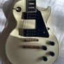 1987 Burny Les Paul Custom Alpine White Split Diamond Inlay Image 4