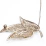 935 Silver Filigree Leaf Brooch Image 4