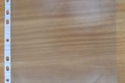 A4 Clear Punched Poly Pocket  x10