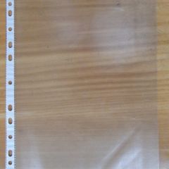 A4 Clear Punched Poly Pocket  x10