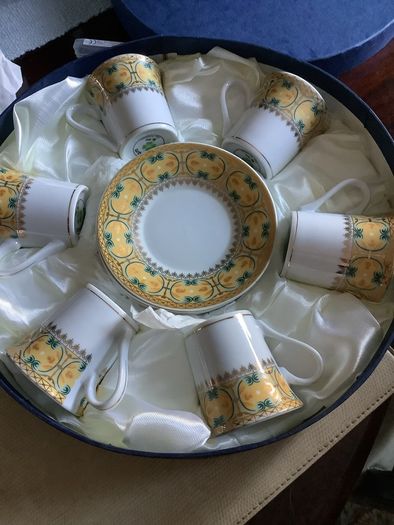 Espresso coffee set, new , 6 persons