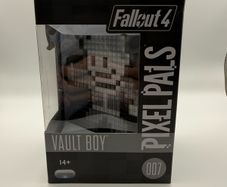 New PDP Pixel Pals Fallout 4: Vault Boy Black & White Collectible Lighted Figure